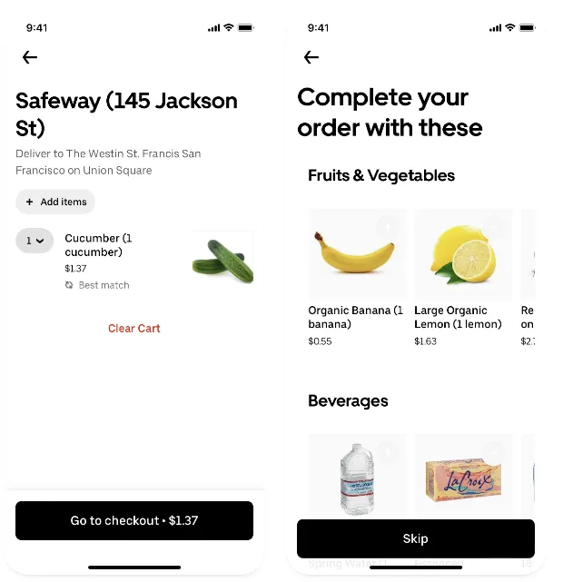 uber eats 段階的要請 Foot in the Door Effect 例 UX
